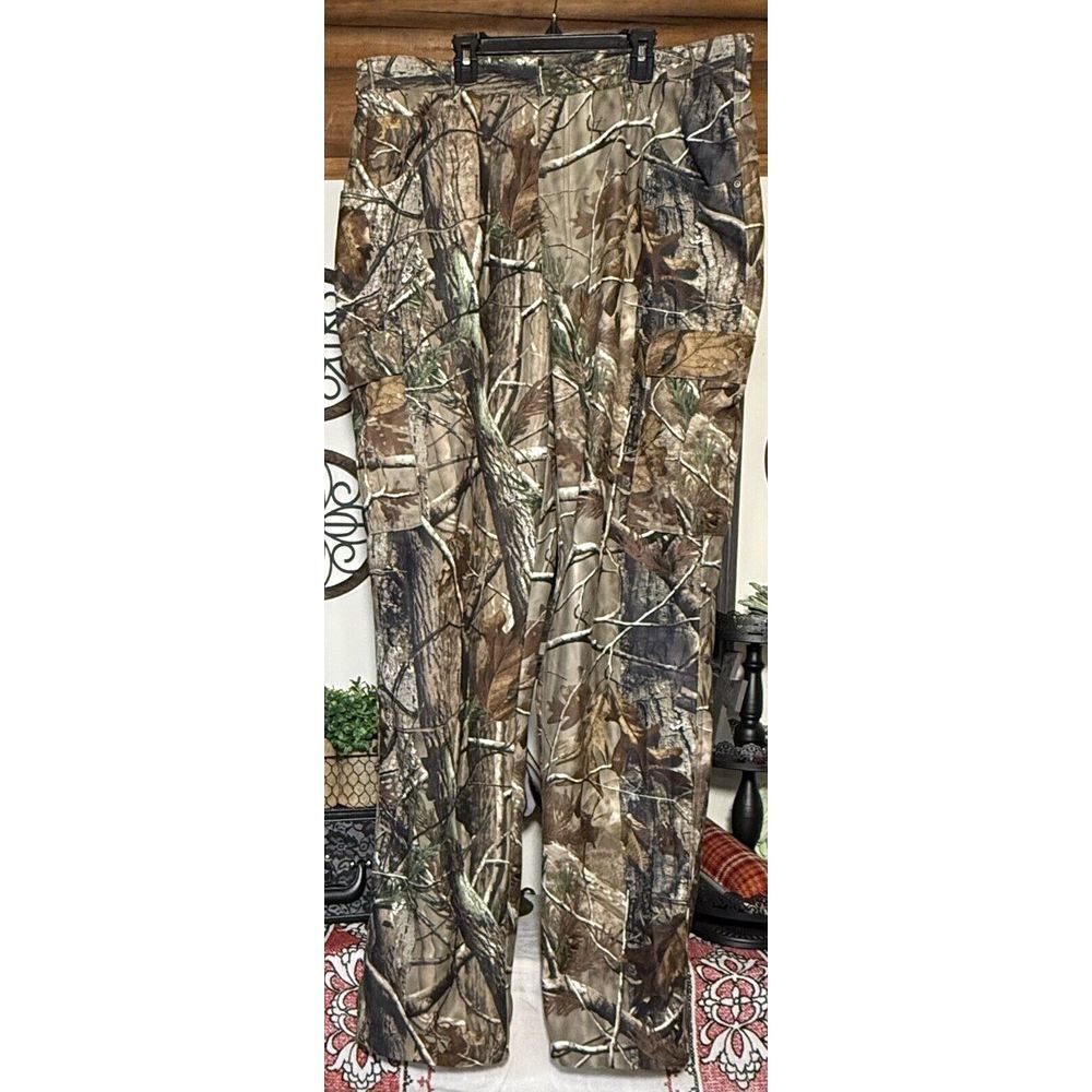 Cabelas Realtree AP Camouflage Outdoors Cargo Hunting Pants‎ Mens Size 40 Long